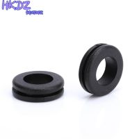 ✚ Grommets Blakc Rubber Wiring Grommets Ring Cable Double-sided coil O-ring Seal ring 3mm/4mm/5mm/6mm/7mm/8mm/10mm 50 pcs