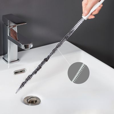 Sewer Hair Cleaner Wash Basin Cleaning Brush Bendable Dredge Pipe Water Pipe Tool for Bathroom Cleaning Tools Household Products