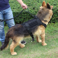 Tactical Dog Vest Harness Military Dogs Harness Working Dog Molle Vest with Metal Buckles Outdoor Training for Medium Large Dogs