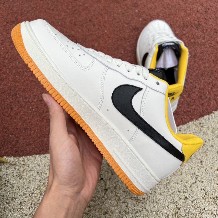 Nike af1 White Yellow Orange low Nike Nike AIR FORCE 1 White AF1 Men's and  women's Low top board Shoes CT7875-998 | Lazada PH