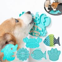 Fish Shape Silicone Bowl Dog Lick Mat Slow Feeding Food Bowl For Small Medium Dogs Puppy Cat Treat Feeder Dispenser Pet Supplies