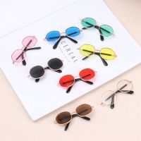 【jw】✣✜❐  Miniature Glasses Metal Round Frame Sunglasses Eyewear Eyeglasses Blythe Accessories