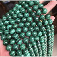 1 Strand Natural Malachite Beads 6mm 8mm 10mm Round Stone 15.5 “ Long Gemstones for Bracelets Jewelry Making Necklaceala