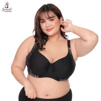 Sgarlet  บราลูกไม้ Underwire Lace bra สีดำ รุ่น MB1735