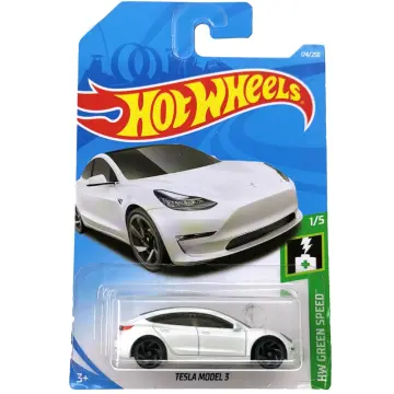 Tesla model 3 hot wheels deals white