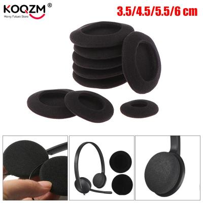 10pcs Foam Ear Pads Protection Thicken Sponge Replacement Cushions Covers Earphones for Headphones 35mm 45mm 55mm 60mm Wireless Earbud Cases