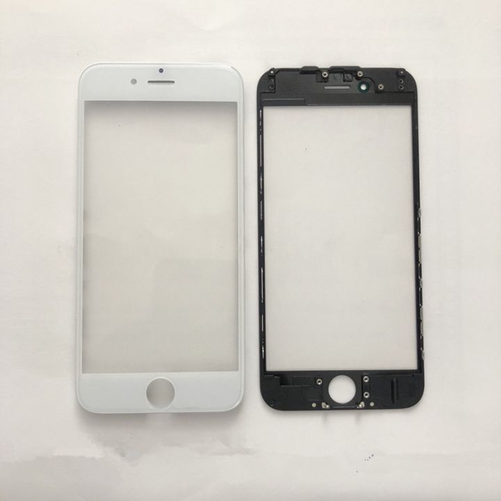 หน้าจอด้านนอกสำหรับ-iphone-6-plus-iphone6-6s-plus-สัมผัสแผงแอลซีดีหน้าแสดงออกกระจกฝาครอบเลนส์อะไหล่ซ่อมเลนส์-oca
