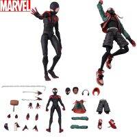 มาร์เวลเซนติเนลเอสวีแอคชั่นสไปเดอร์แมนเข้าไปใน Spider-Verse ไมล์ Morales Pani Parker ตุ๊กตาขยับแขนขาได้ของเล่นตุ๊กตาขยับได้ของขวัญ