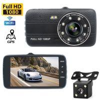 Car DVR Dash Cam WiFi 4.0 Full HD 1080P Rear View Camera Car Video Recorder Auto DVR Dashcam Black Box GPS Track Car Accessories