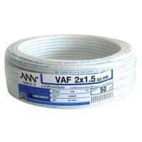 ✨สุดพิเศษ✨ สายไฟ VAF NNN 2x1.5 ตร.มม. 50 ม. สีขาว สายไฟ VAF ELECTRIC WIRE VAF NNN 2X1.5SQ.MM 50M WHITE