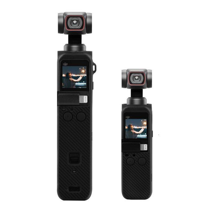 กระเป๋ากล้อง2ซิลิโคนสายคล้องเคสที่มีสายรัดข้อมือสำหรับ-dji-osmo-pocket-2อุปกรณ์เสริมกล้อง