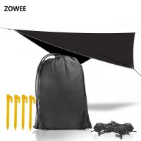 Ultralight Outdoor Portable Rain Tarp Awning Hanging Tent Large Multi-functional Tent Folding UV Proof Waterproof