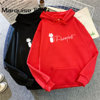 Marquise1997 เสื้อฮู้ด เสื้อแขนยาวอบอุ่น หลวมและสบาย สบาย ทันสมัย สบายๆ ทันสมัย WWY2392Z6L 38Z230923