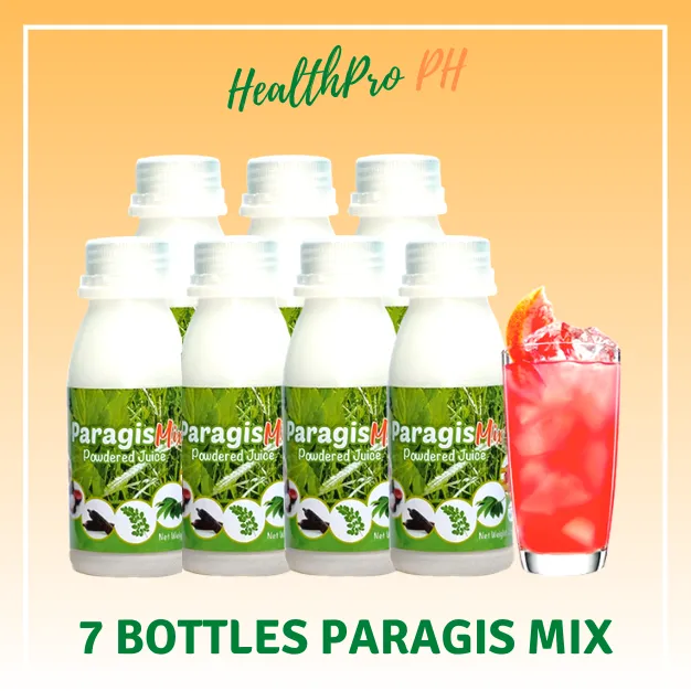 7 Bottles Paragis Mix Powdered Juice 100 Original and Authentic