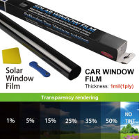 75cm * 6m dark black car window film sun-proof privacy protection sticker summer solar UV protector sticker heat insulation films