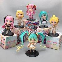 Hatsune Miku โมเดลฟิกเกอร์เสมือนตัวการ์ตูนกล่องทึบของเล่นคอลเลกชันตุ๊กตาเครื่องตกแต่งขายส่งของเล่นตกแต่งของขวัญ