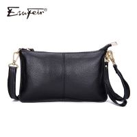 ZZOOI 100% Genuine Leather Women Messenger Bag Famous Brand Female Shoulder Bag Envelope Clutch Bag Crossbody Bag Purse for Women 2019