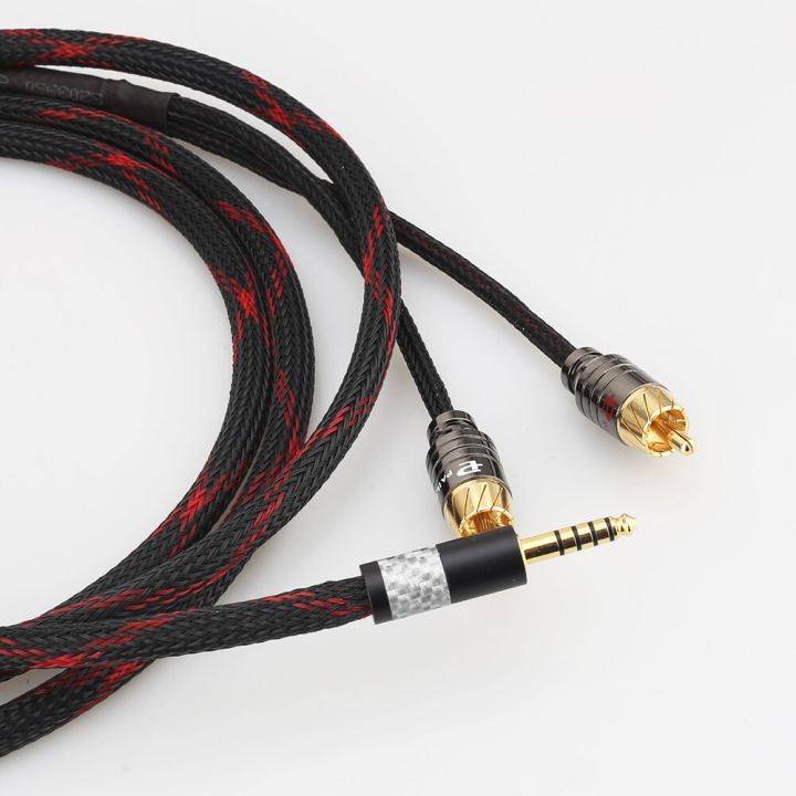 2023-audiocrast-4-4มม-สายเคเบิลชาย5ขั้วสมดุลเพื่อ2rca-สายเคเบิลอัพเกรดสำหรับ-pha2a-wm1a-zx300a-1z