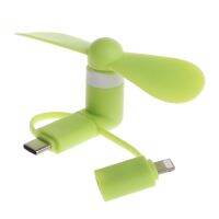 พัดลมไมโคร USB ขนาดเล็ก3in1 8pin Type-C สำหรับโทรศัพท์ USB พัดลมอุปกรณ์ที่มีน้ำหนักเบา