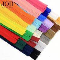 JOD 25cm Plastic Invisible Zipper Nylon 24 Colors Skirt Cushion Short Zipper Close Tail Children Lace Black DIY Accessories Door Hardware Locks Fabric