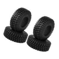 4PCS 110Mm 1.9 Rubber Tire Wheel Tyre for 1/10 RC Crawler Car Traxxas TRX4 RC4WD D90 Axial SCX10 II III Redcat MST A