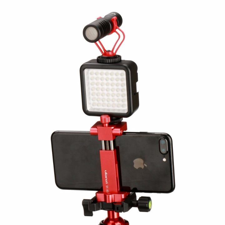 operecwwartulanzi-st-03-metal-phone-holder-tripod-mount-with-cold-shoe-mount-3-color-and-arca-style-quick-relear-plate-for-87-plus