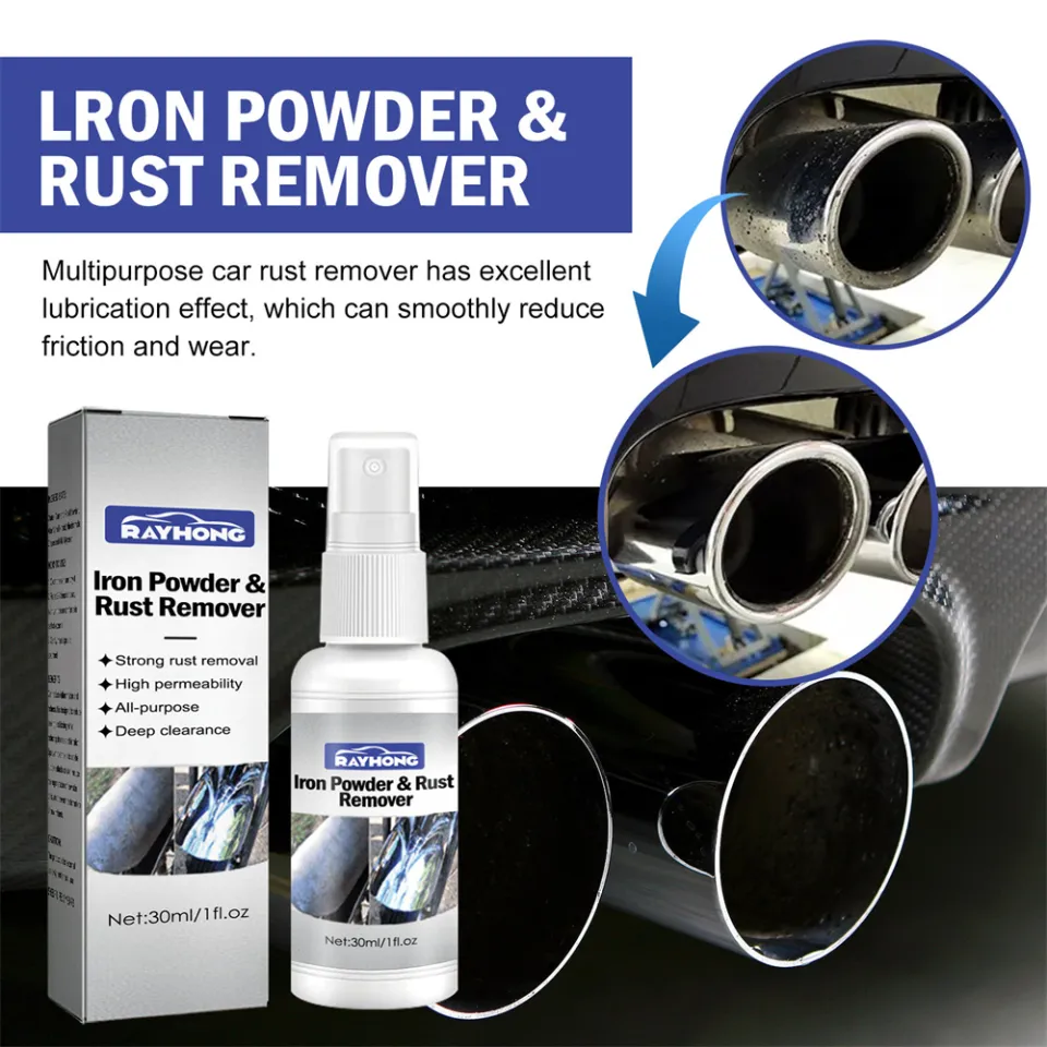 Car Rust Remover Spray Metal Chrome Paint Cleaner Maintenance Cleaning  Spray