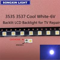 【⊕Good quality⊕】 Electroni Shop 500Pcs 2W 6V 3535 3V ไฟด้านหลังทีวี Lg Led ไดโอด Smd Cool สีขาวทีวีจอ Lcd แบ็คไลท์ไฟด้านหลังทีวี Televisao Backlit ไฟหลอดอิเล็กตรอนซ่อมการประยุกต์ใช้