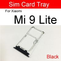 ถาดใส่ซิมซิมการ์ดขาตั้งสำหรับ Xiaomi Mi 9 Lite Mi 9SE Mi 9T Pro 9 Pro 5G Micro ตัวอ่าน SD ซิมการ์ดอะแดปเตอร์ซ่อมแซม