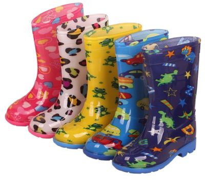 CKS 2009│รองเท้าบูทยางกันฝนเด็กข้อสูง Rain Boots รองเท้าบูทยาง รองเท้าบูทยางเด็ก รองเท้าบู๊ทยางกันฝน  บูทยางเด็ก บู๊ทยางเด็ก รองเท้าบูท (S18-23cm)