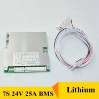 1ชิ้น3.7V 7 S 25A BMS ลิเธียมโพลิเมอร์ไอออน24V 25A สำหรับ7ชุด24V ชุดแบตเตอรี่ PMC แผ่นป้องกัน7 S 24V 25A ลิเธียมสเก็ตบอร์ดนันทนาการกลางแจ้งชิ้นส่วน