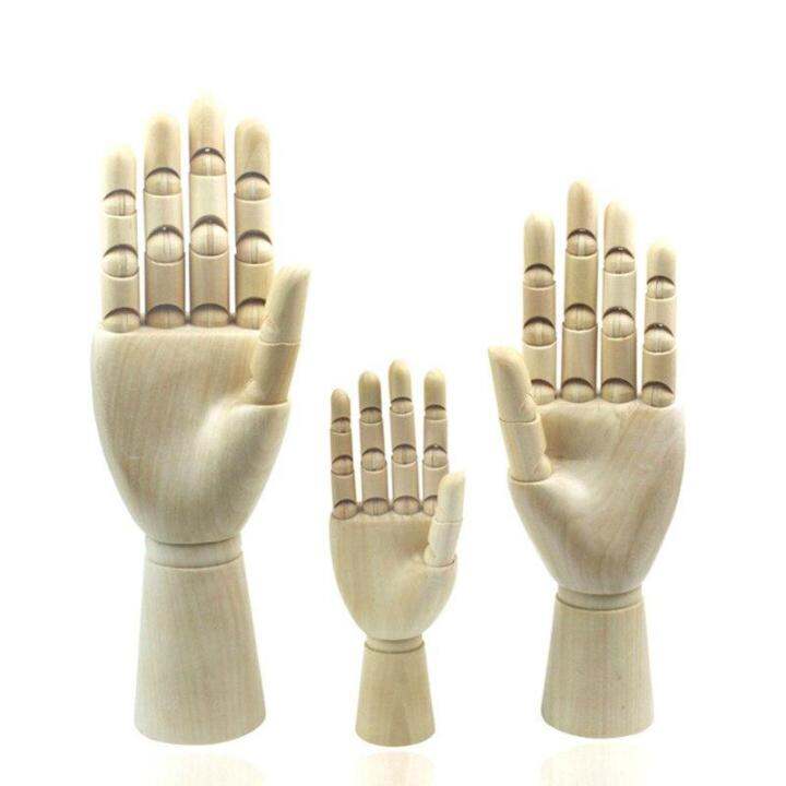 12&10&7 Inches Tall Wooden Hand Drawing Sketch Mannequin Model Wooden
