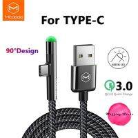 ส่งไว❗Mcdodo สายชาร์จเล่นเกมส์ Type C สายถัก ชาร์จไว มีไฟ LED บอกสถานะตอนชาร์จ USB-C Fast Charging usb Cable Gaming