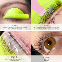 ใหม่5คู่ซิลิโคน Eyelash Perming Pad Eyelash Lifting Kit รีไซเคิล Lashes Rods Shield 3D Eyelash Curler อุปกรณ์เสริม Applicator