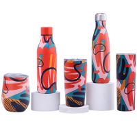 ❈ Stainless Steel Water Bottle Sport Thermos Bottle Insulated Water Cup Logo Custom Drinkware Vacuum Flasks Free Shipping Items