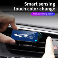 【cw】Car Air Outlet Aromatpy Freshener With Color Gradient Atmosphere Light For Kia GT LINE ELANTRA Sportage Stinger KX5 K3 K4 K5 ！