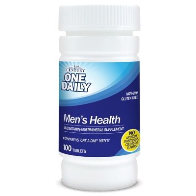 Buy NOw ของแท้ พร้อมส่ง One Daily Mens Health (100 Tablets) New formula - 21st Century วิตามินรวมสำหรับผู้ชาย