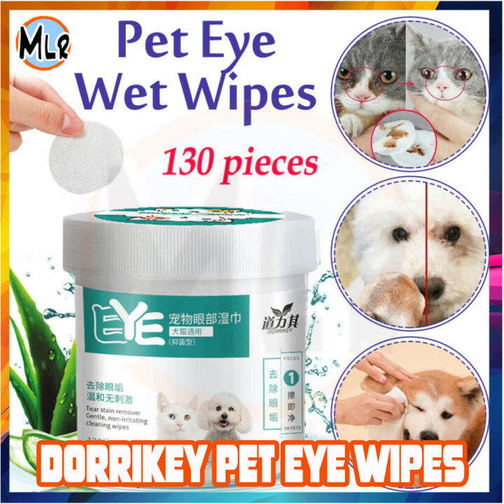 Dorrikey Pet Eye Wipes Pet Eyes Cleaning Wipes Paper Towels Dogs Cats ...