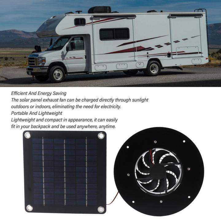 BNBAR Solar Panel Fan Solar Powered Ventilation Fan for Hen House Chicken Coop Car Lazada PH