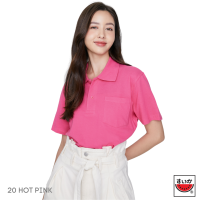 แตงโม (SUIKA) - เสื้อแตงโมคอปก POLO ชาย-หญิง (20 HOT PINK)