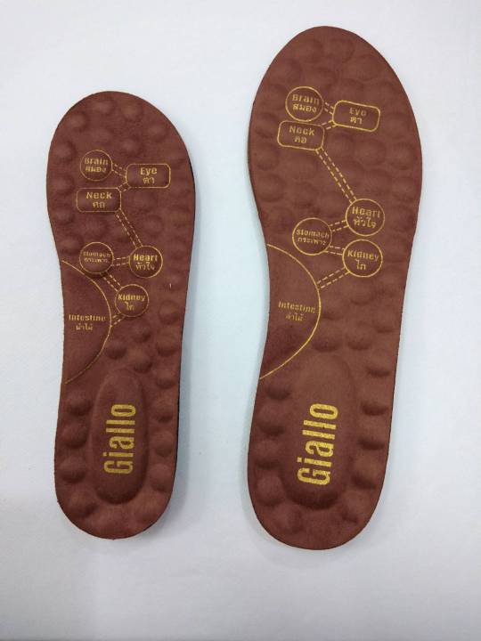 แผ่นรองเท้าเพื่อสุขภาพ GIALLO  (G001)
