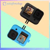 สำหรับคลุมทั้งหมดป้องกันเลนส์เคสซิลิโคนแบบนิ่มสำหรับ Gopro Hero 9 10พร้อมสายคล้อง