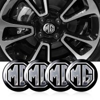 Auto parts 4pcs MG logo Car Wheel Center Hub Cap Sticker Emblem for MG