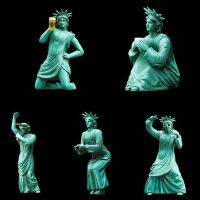 【SALE】 tangticarans1972 Funny Freeing Yourself Statue Of Liberty Action Figure ของเล่น Freedom Liberty Collection รุ่นตกแต่งห้องของเล่นสำหรับเด็ก