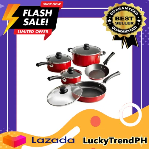 Cookware Set No Oil Needed 9pcs Set Non Stick Pans and Casserole with