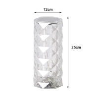 Rose Light Shade Projector LED Night Light Romantic Diamond Crystal Atmosphere Lamp For Bedroom Home Decoration Touch Control