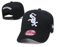 Chicago White Soxx ออลซีซัน Peaked Hat หมวกทรงโค้ง หมวก Visor หมวกตาข่าย