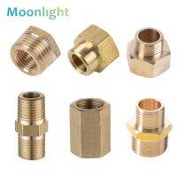 Brass Pipe Hex Nipple Fitting Quick Coupler Adapter 1/8 1/4 3/8 1/2 3/4 1 BSP Adapter Fitting Reducing Hexagon Bush Bushing