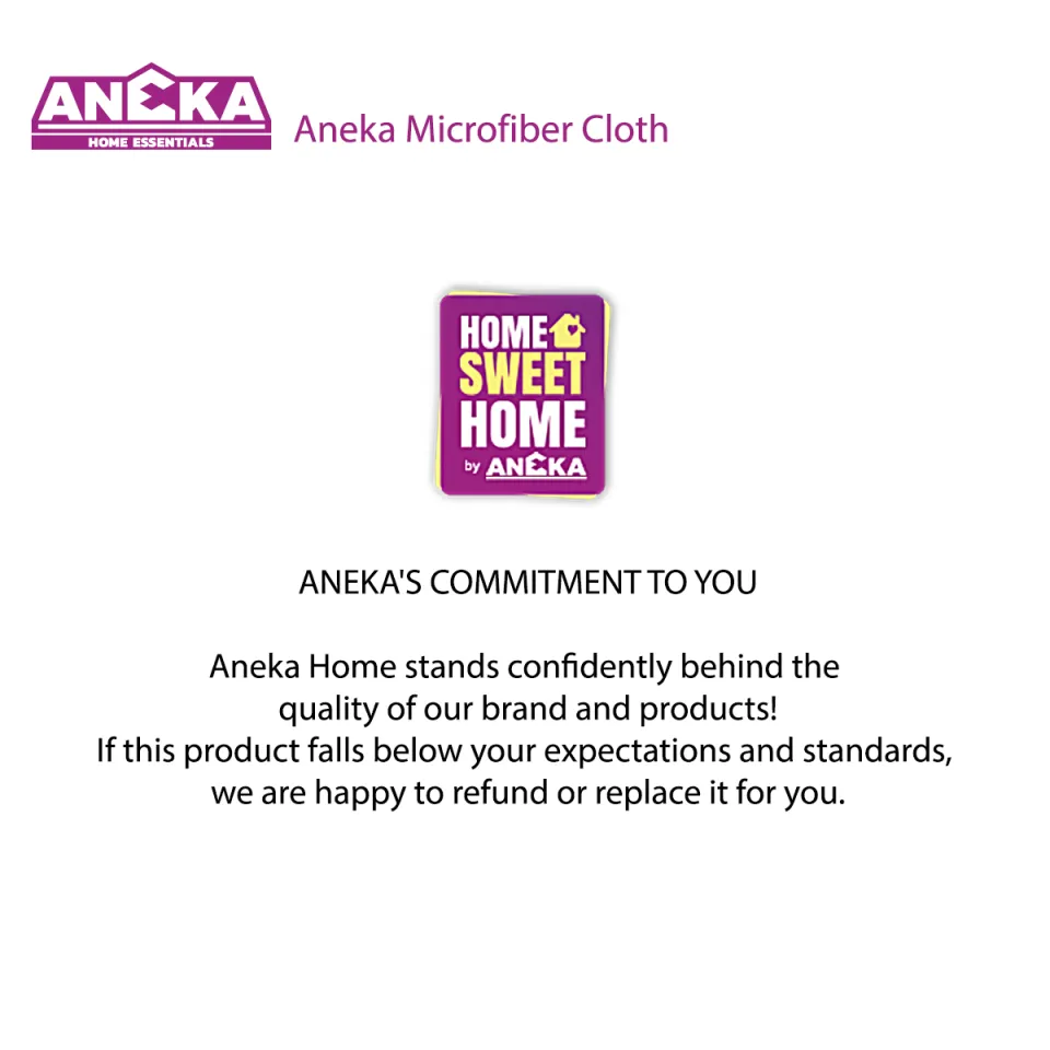 Aneka Antibacterial Kitchen Microfiber Cloth 420gsm 35cm x 35cm - Aneka  Home Essentials