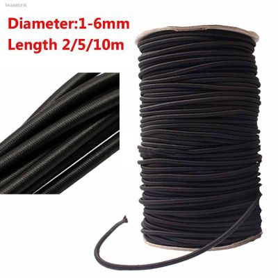 卐▥☼ 1/2/3/4/5/6MM Strong Elastic Rope White/black High-Quality Elastic Rubber Rope Sewing Garment Craft for DIY Sewing Accessories